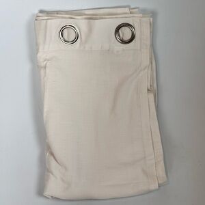 SINGLE Threshold Cotton Grommet Off White Textured Curtain Panel 54”x86”